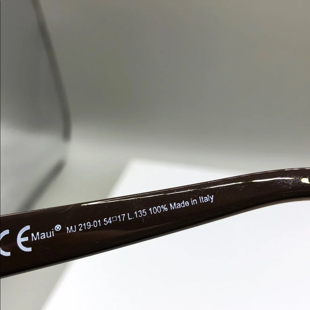Maui Jim Punchbowl MJ219-01 Sunglasses Brown GOOD Condition UNISEX Choco Fade